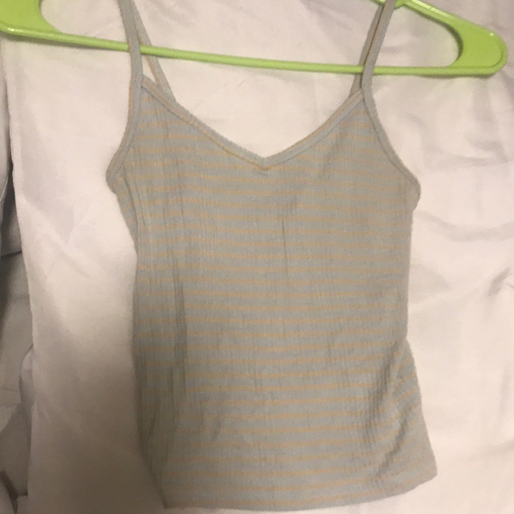BDG cropped stripped tank top
